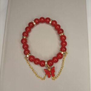 Red Butterfly Bracelet - Image 6