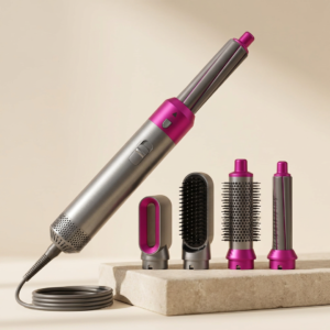 5-in-1 Hair Styling Brush for Curls Waves Straightening