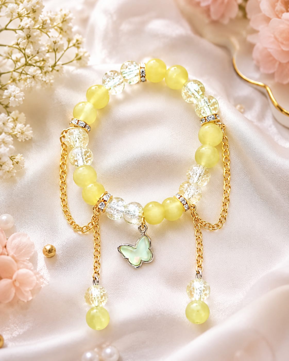 Butterfly With Gold-Chain Breslate - Image 2